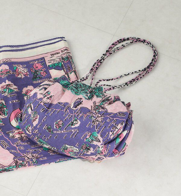 SHIPS for women「《予約》【SHIPS別注/PINK RIBBONチャリティー】BINDU: スカーフ 64&times;64」|バンダナ・スカーフ|