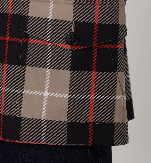 TOMORROWLAND BUYING WEAR「MACKINTOSH JEDBURGH コットン チェックフィールドジャケット」|ステンカラーコート|