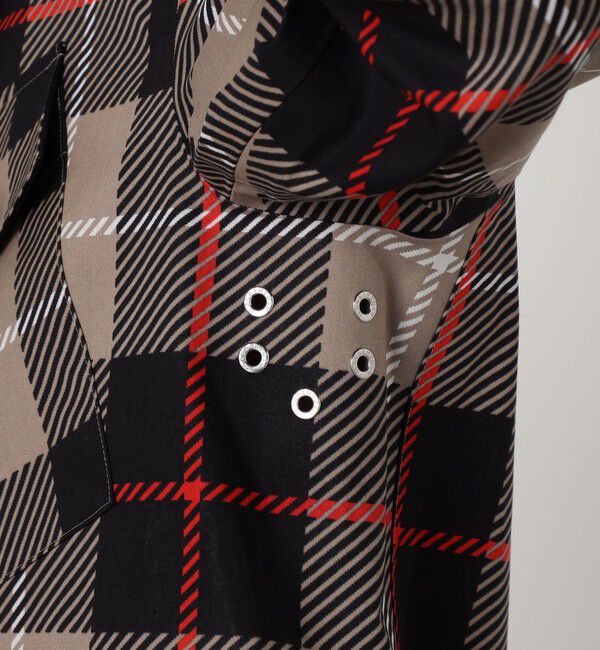 TOMORROWLAND BUYING WEAR「MACKINTOSH JEDBURGH コットン チェックフィールドジャケット」|ステンカラーコート|