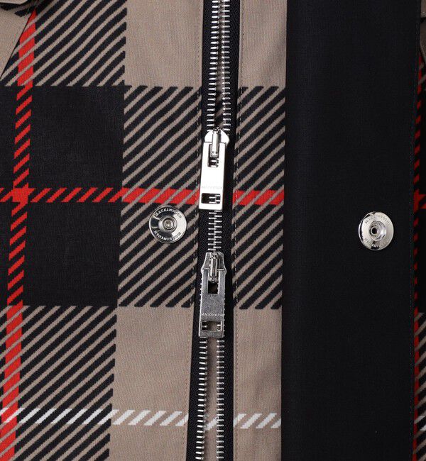 TOMORROWLAND BUYING WEAR「MACKINTOSH JEDBURGH コットン チェックフィールドジャケット」|ステンカラーコート|