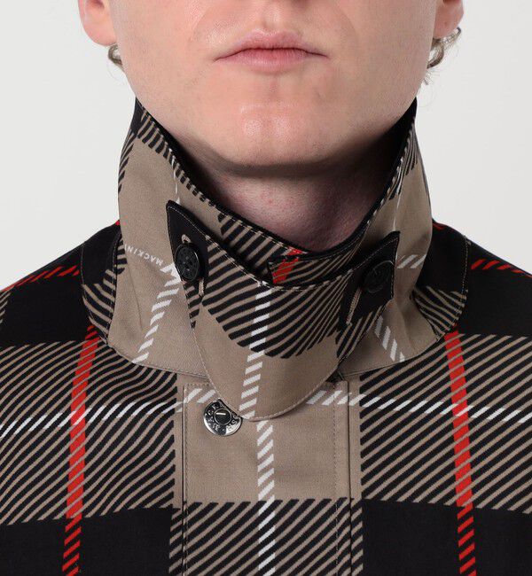 TOMORROWLAND BUYING WEAR「MACKINTOSH JEDBURGH コットン チェックフィールドジャケット」|ステンカラーコート|