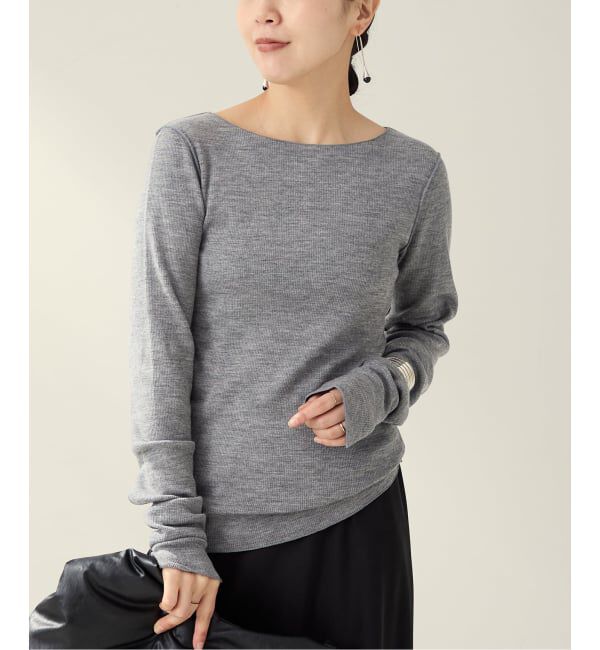 Plage「《追加》super100s Jersey boat/N プルオーバー 2」|Tシャツ・カットソー|