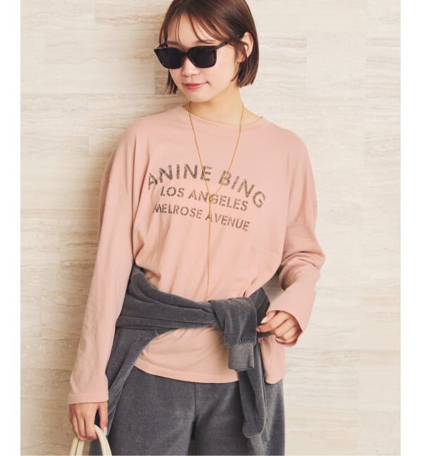 Plage「ANINE BING / アニービン IVAN L SL PARIS トップス」|Tシャツ・カットソー|