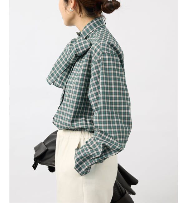 VERMEIL par iena「《予約》Classic Check ロングシャツ」|シャツ・ブラウス|