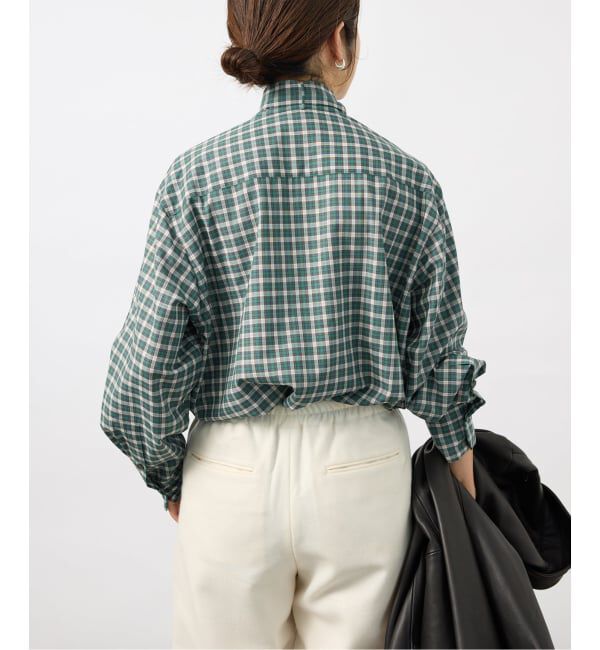 VERMEIL par iena「《予約》Classic Check ロングシャツ」|シャツ・ブラウス|