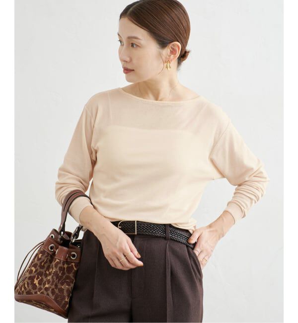 IENA「《予約》マーセライズクループルオーバー」|Tシャツ・カットソー|
