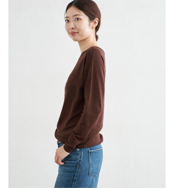 IENA「《予約》マーセライズクループルオーバー」|Tシャツ・カットソー|