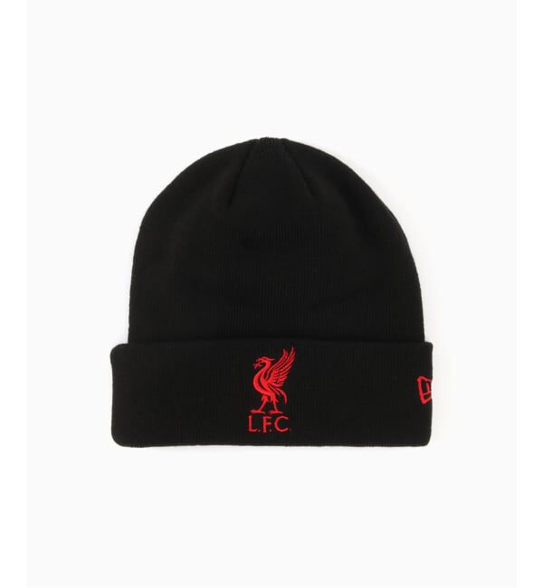 Liverpool FC「【NEW ERA / ニューエラ】LFC NE CUFF BEANIE LBIRD」|ニット帽|ブラック A