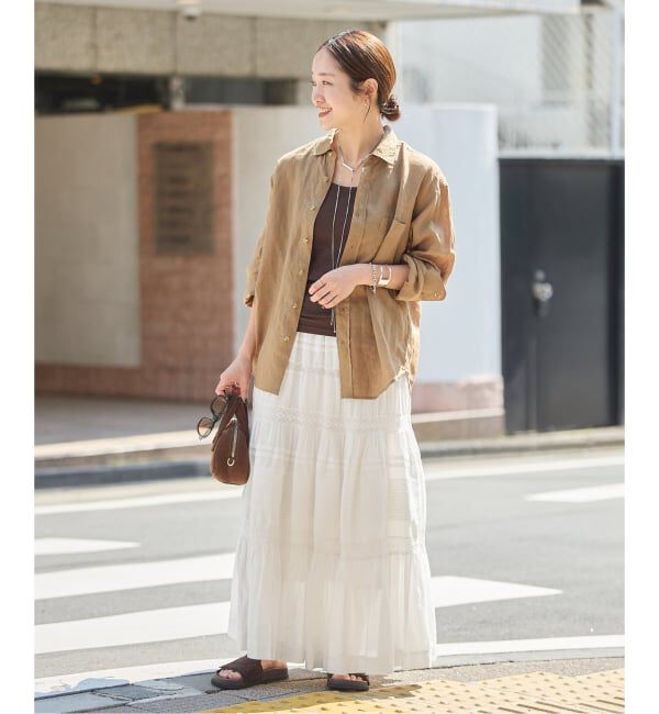 JOURNAL STANDARD「リネンレギュラーカラーシャツ」|シャツ・ブラウス|