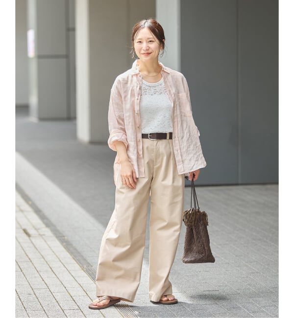 JOURNAL STANDARD「リネンレギュラーカラーシャツ」|シャツ・ブラウス|