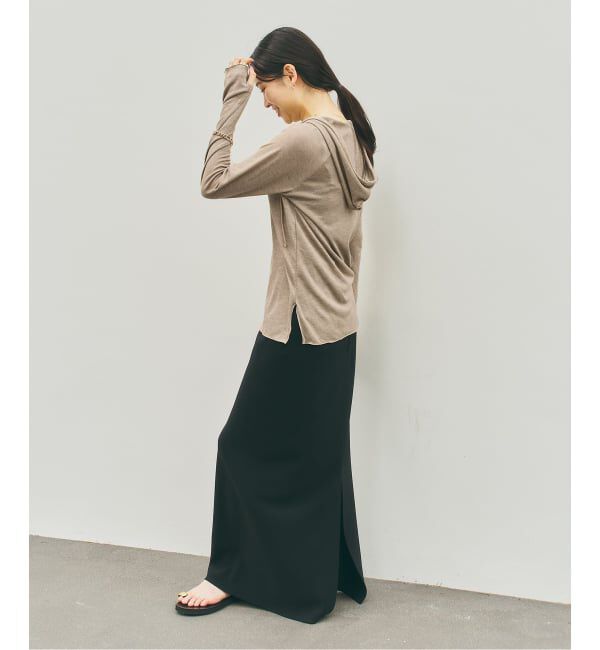 NOBLE「《WEB＆一部店舗限定》【RITA&times;SELLICHI】シアーフーディトップス」|Tシャツ・カットソー|