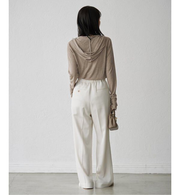 NOBLE「《WEB＆一部店舗限定》【RITA&times;SELLICHI】シアーフーディトップス」|Tシャツ・カットソー|