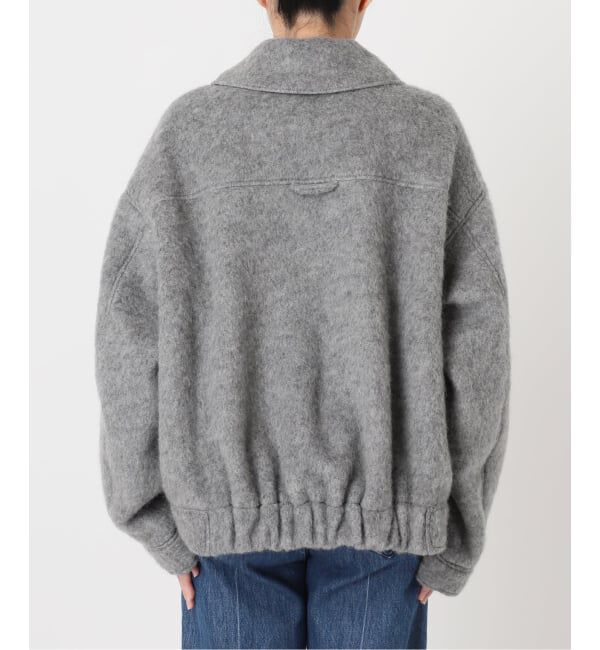 U by SPICK&SPAN「《予約》バックギャザーウールシャギーブルゾン」|その他|