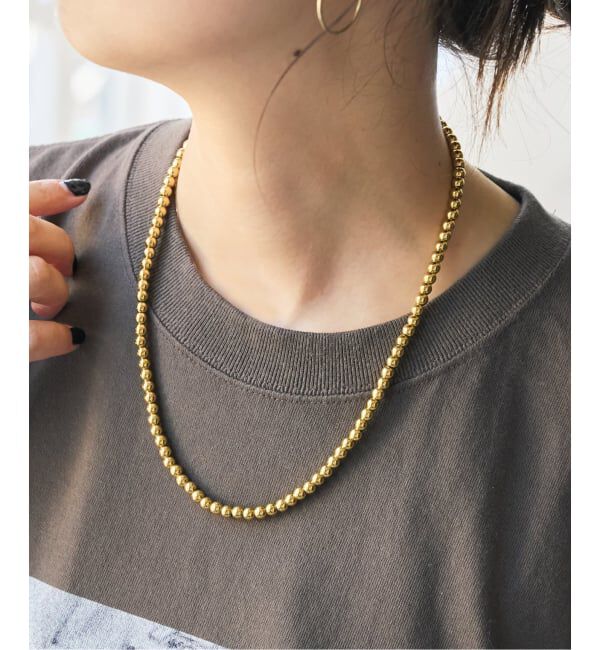 Spick and Span「《別注 / 予約》AEC PARIS / エーイーシー・パリ ボールチェーンネックレス 45*」|ネックレス|