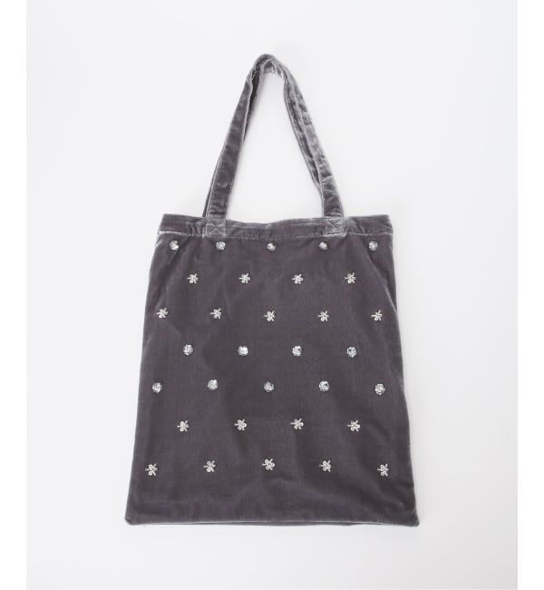 U by SPICK&SPAN「《予約》UBY ビジューベロアトートバッグ」|トートバッグ|