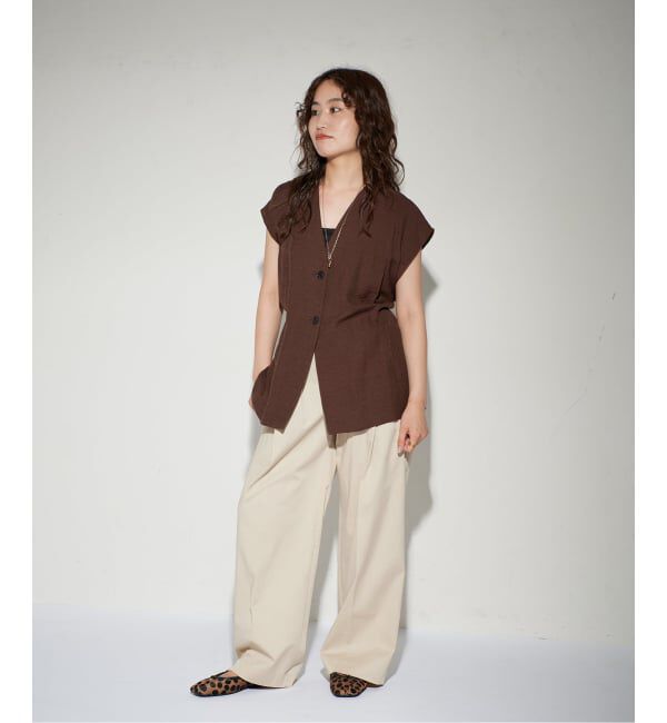 GRISE「《WEB+一部店舗限定》GRISEレザースクエアプリーツフラット」|その他|