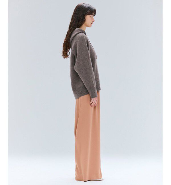 BEIGE,「【洗える】SEDONA / ウールカシミヤフーディーニット」|ニット・セーター|