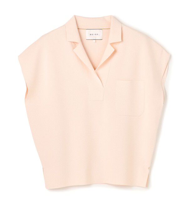 BEIGE,「NADIA / ストレッチ スキッパーニット」|ニット・セーター|