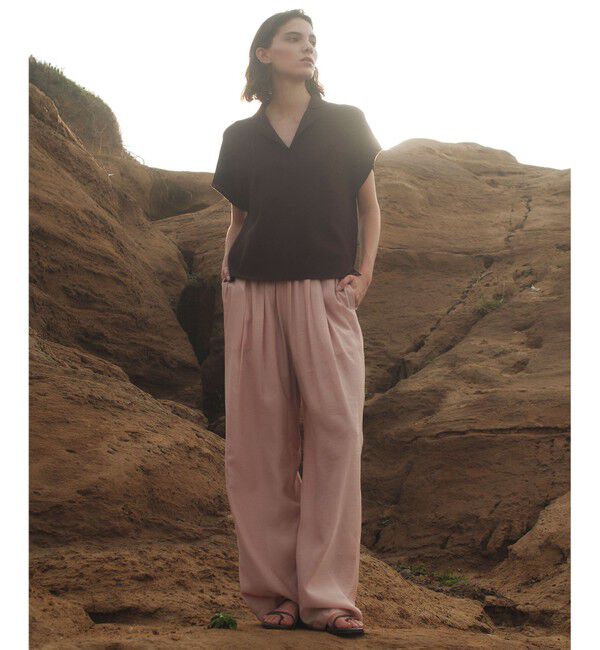 BEIGE,「NADIA / ストレッチ スキッパーニット」|ニット・セーター|