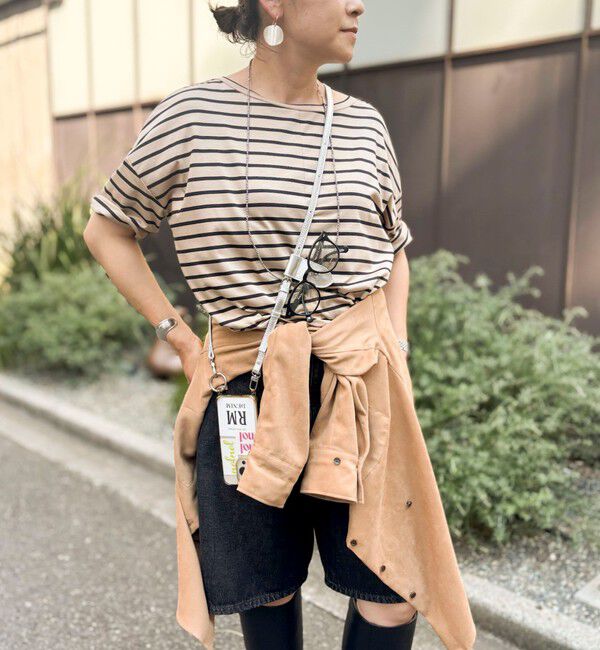 NOLLEY'S「【WEB限定】ウォッシャブルリヨセル綿オトナT」|Tシャツ・カットソー|
