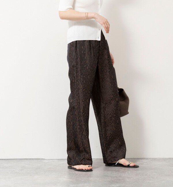 NOLLEY'S sophi「【TICCA/ティッカ】レオパードジャガードパンツ」|その他|