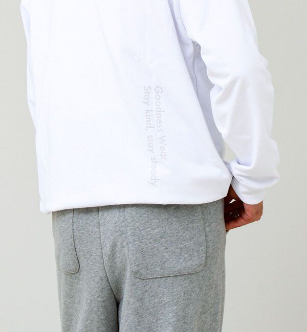 GLOSTER「AirDry クイックドライ 裾ドローコード ロングスリーブTシャツ ロンT」|Tシャツ・カットソー|