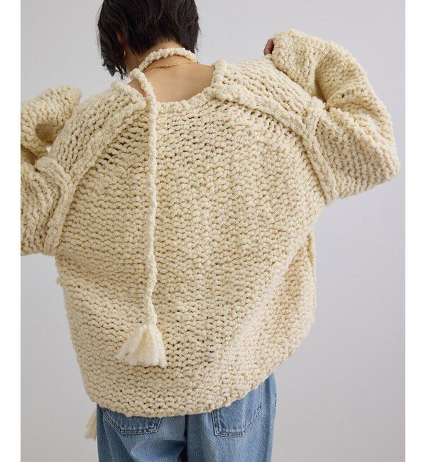 SALON adam et rope'「ウールハンドニットスキッパープルオーバー」|ニット・セーター|