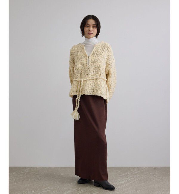 SALON adam et rope'「ウールハンドニットスキッパープルオーバー」|ニット・セーター|