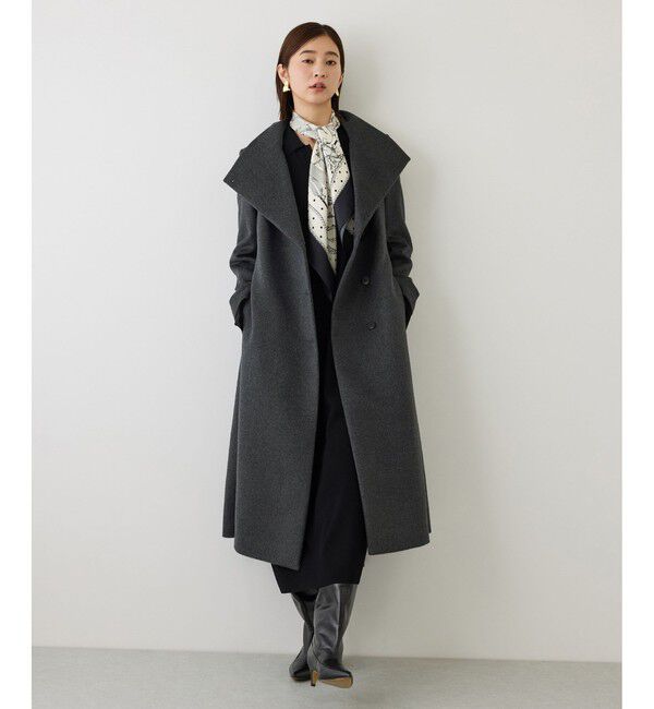 ROPE「【一部J'aDoRe限定カラー】プレミアムカシミヤロングコート/マルチWAY・逸品・26AW」|ステンカラーコート|