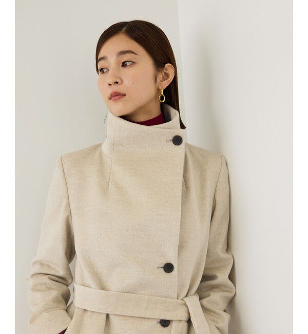 ROPE「【一部J'aDoRe限定カラー】プレミアムカシミヤロングコート/マルチWAY・逸品・26AW」|ステンカラーコート|