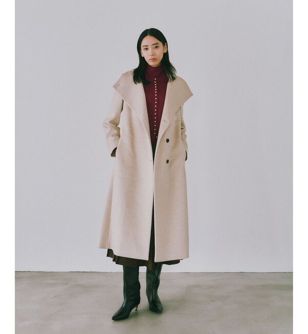 ROPE「【一部J'aDoRe限定カラー】プレミアムカシミヤロングコート/マルチWAY・逸品・26AW」|ステンカラーコート|