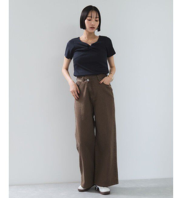VIS「ツイストテレコカットソー」|Tシャツ・カットソー|