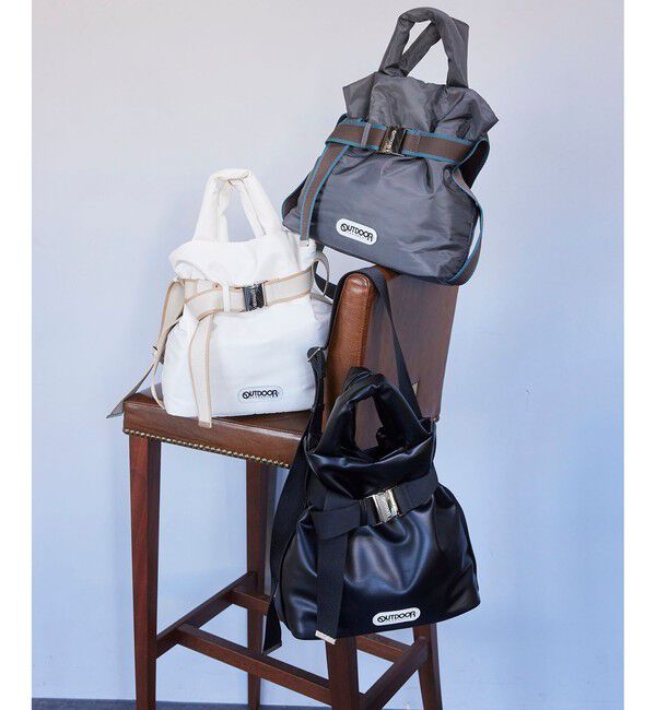 VIS「WEB限定追加【OUTDOOR PRODUCTS】VIS別注 ベルト付き パデッド トートバッグ / 2WAY 」|トートバッグ|