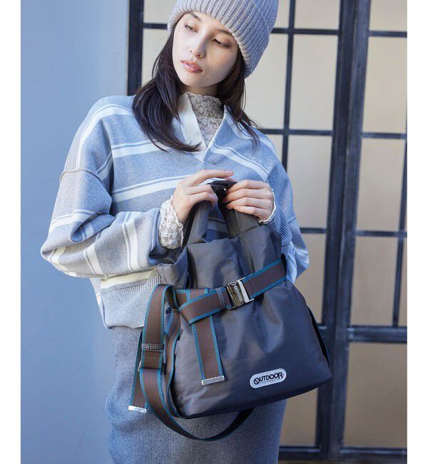 VIS「WEB限定追加【OUTDOOR PRODUCTS】VIS別注 ベルト付き パデッド トートバッグ / 2WAY 」|トートバッグ|