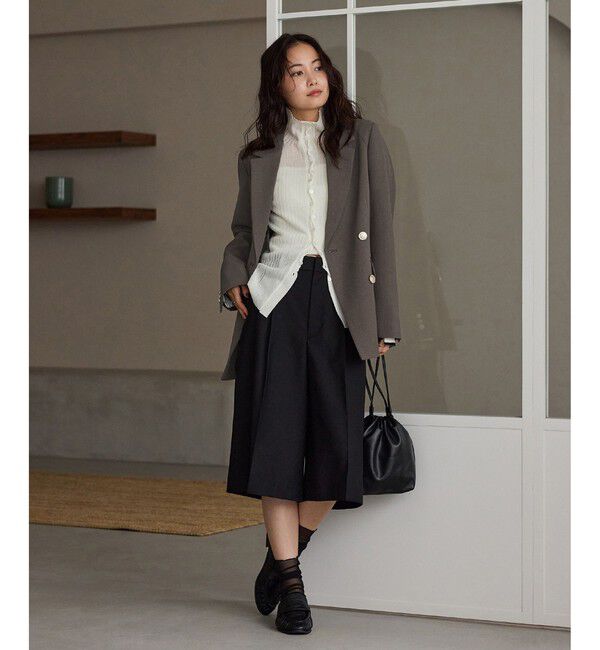VIS「美easyウーリッシュダブルジャケット/WEB限定カラー・セットアップ対応」|テーラードジャケット|