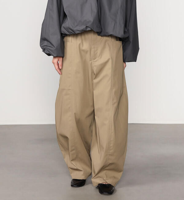 Morris & Sons「MORRIS & SONS | コットン カーブパンツ WOMEN」|チノ|
