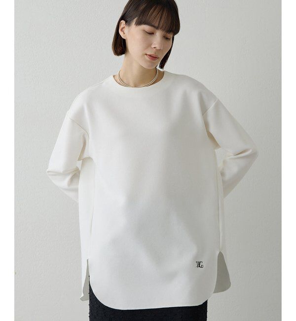  「刺繍ジョーゼットプルオーバー」|シャツ・ブラウス|オフホワイト