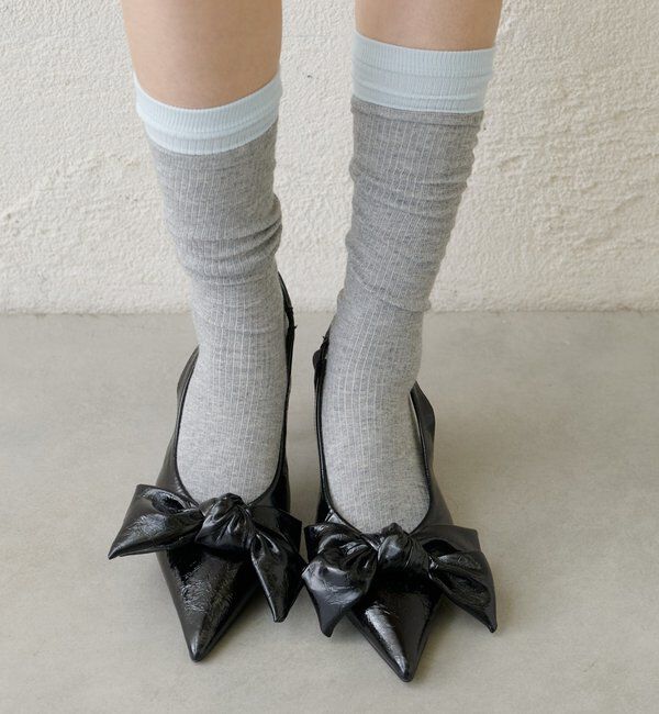  「配色レイヤードソックス」|ソックス|