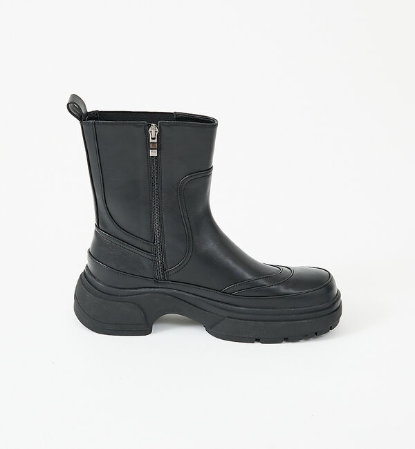 ABAHOUSE「【PAES /ペイズ】LEATER BOOTS AW01/レザーブーツ」|ショートブーツ|