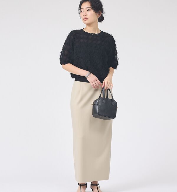 Rouge vif「ストレッチダンボール タイトスカート」|スカート|