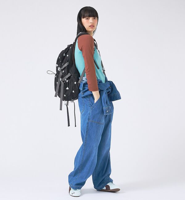 Rouge vif「【Casselini/キャセリーニ】刺繍リュック/Embro backpack/」|リュック|