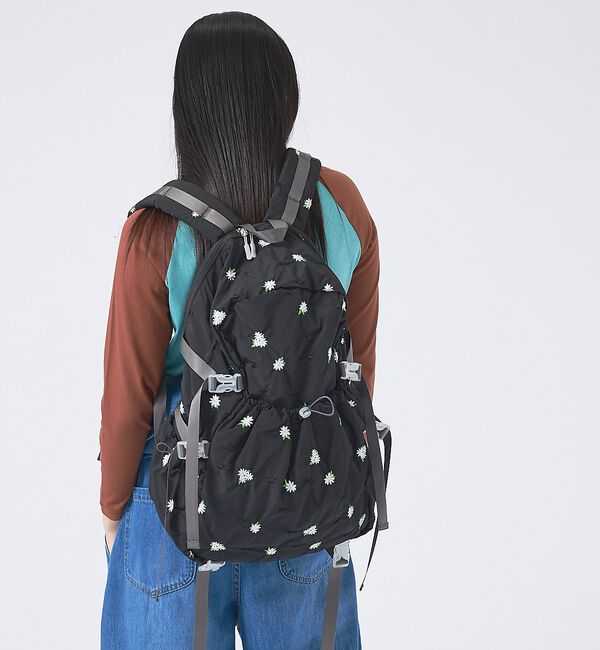 Rouge vif「【Casselini/キャセリーニ】刺繍リュック/Embro backpack/」|リュック|