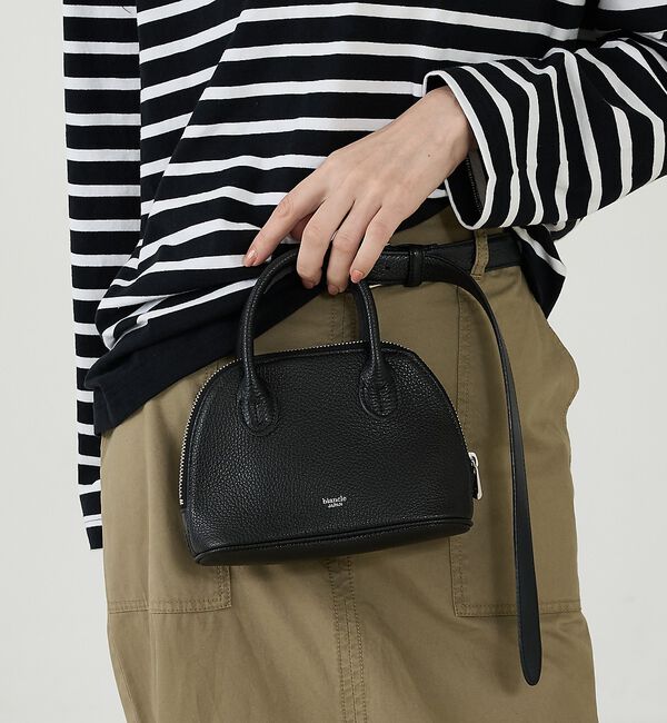 Rouge vif「【blancle/ブランクレ】レザーボストンバッグ/S.LEATHER MICR」|ボストンバッグ|