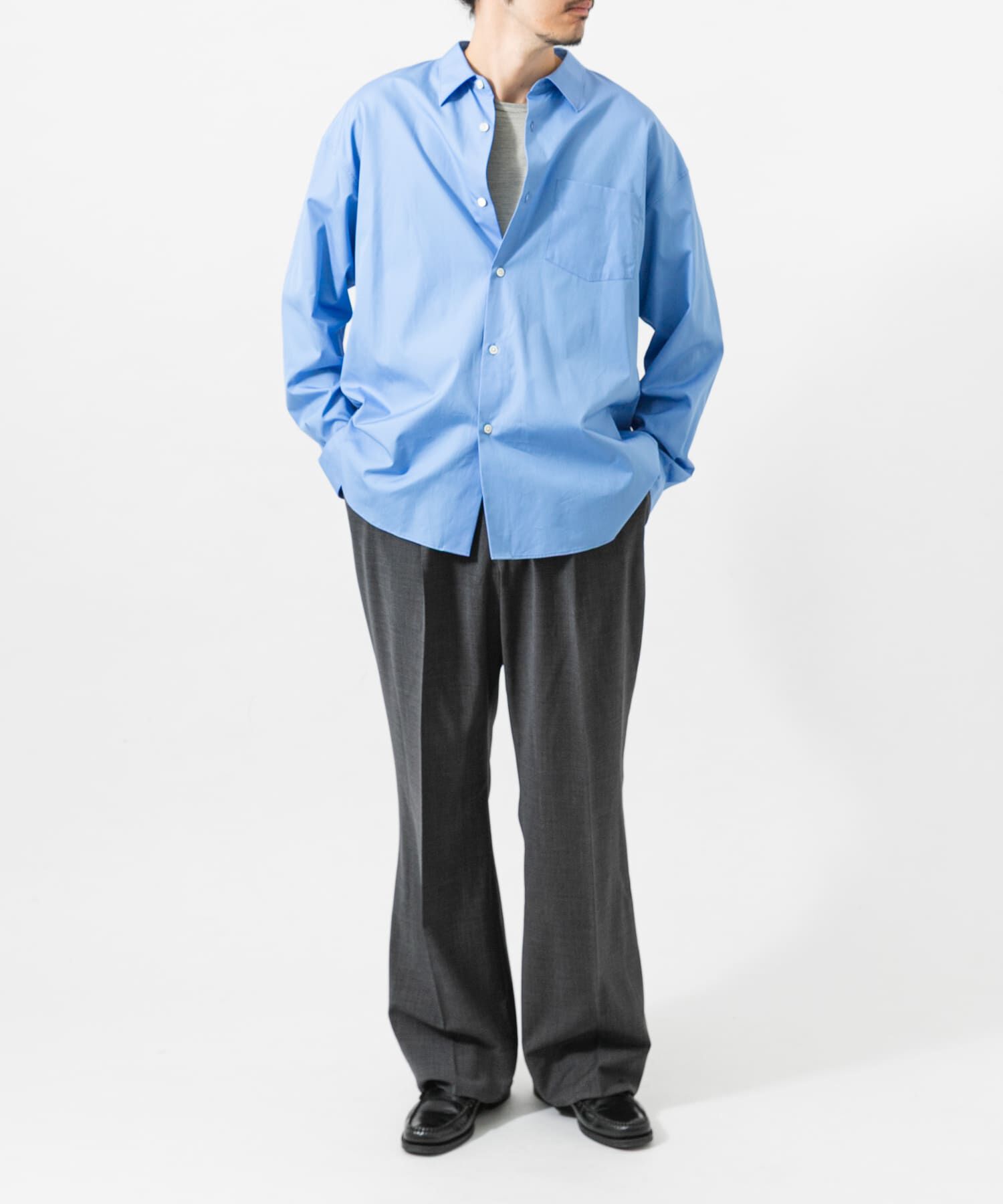 URBAN RESEARCH「new basic　THOMAS MASON LONG-SLEEVE OVER SHIRTS」|シャツ・ブラウス|