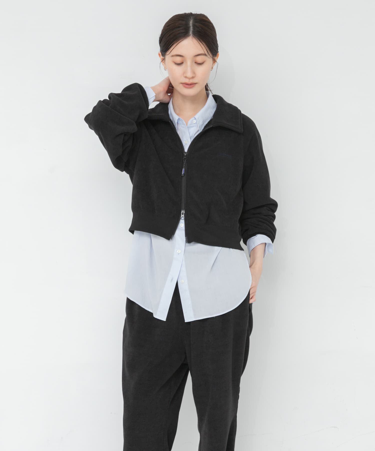 URBAN RESEARCH「『別注』THOUSAND MILE&times;URBAN RESEARCH　KNIT FLEECE ZIP PARKA」|パーカー|