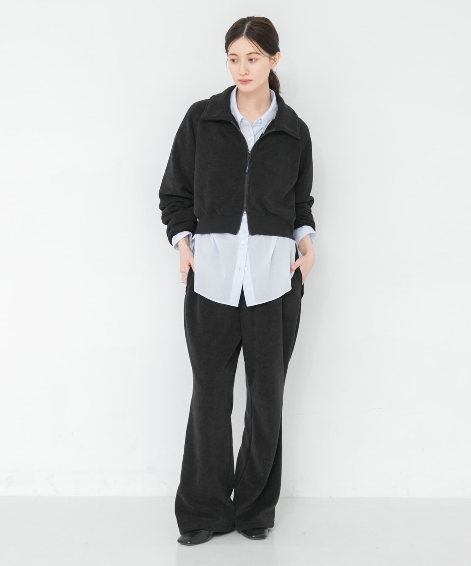 URBAN RESEARCH「『別注』THOUSAND MILE&times;URBAN RESEARCH　KNIT FLEECE ZIP PARKA」|パーカー|