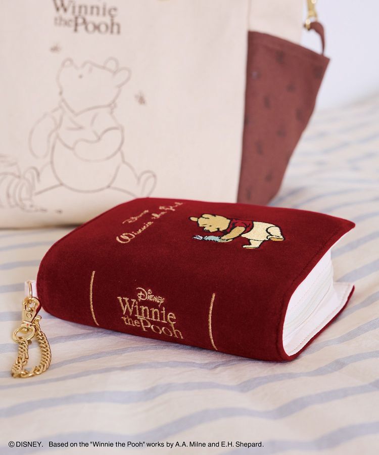 Maison de FLEUR「Winnie the Pooh/ブック型ポーチ」|ポーチ|
