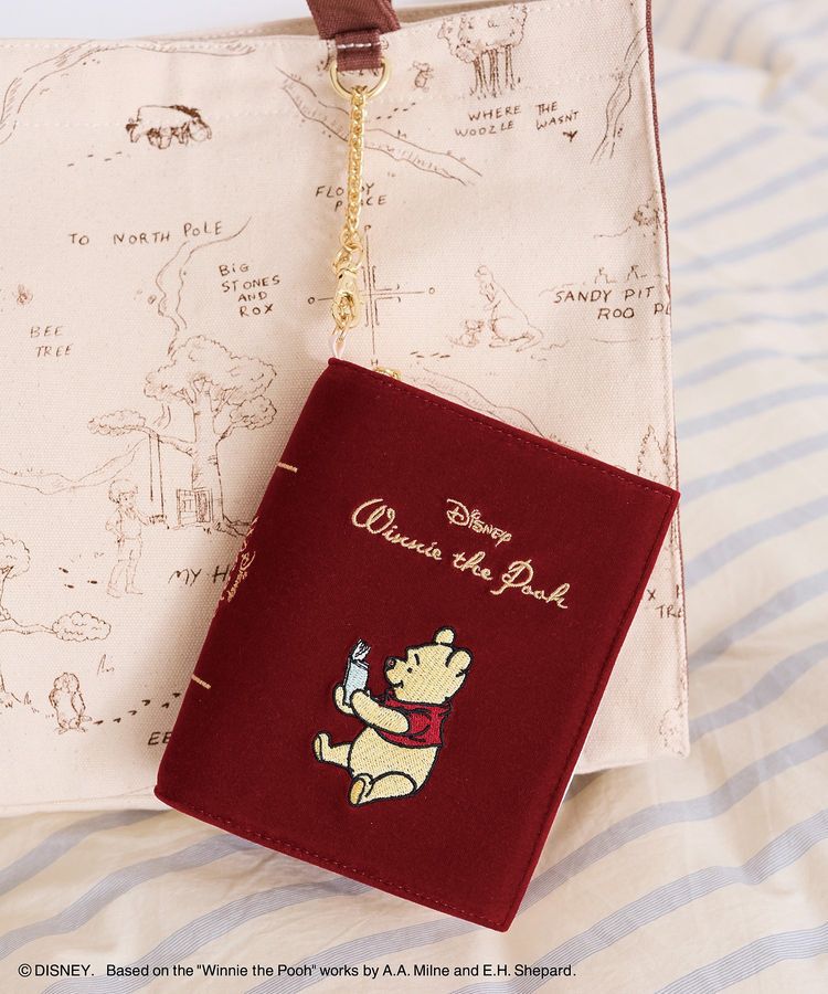 Maison de FLEUR「Winnie the Pooh/ブック型ポーチ」|ポーチ|