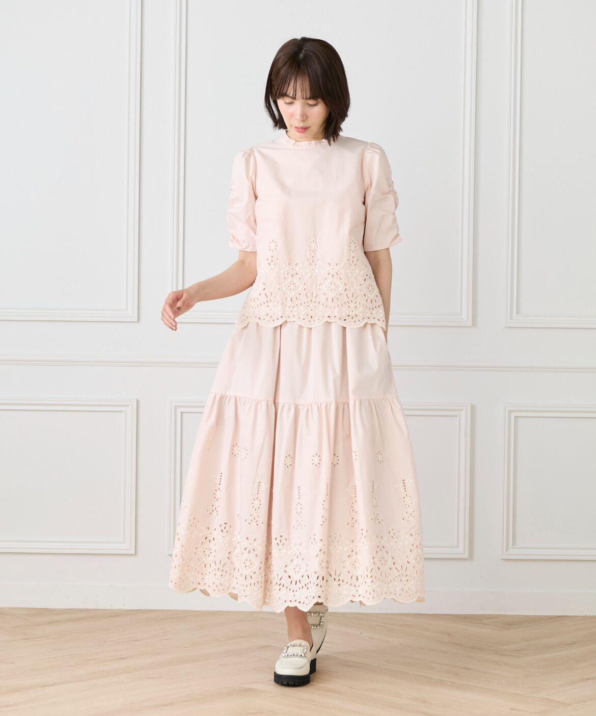 Maglie le cassetto「《M Maglie le cassetto》ラッシュガードレースブラウス《UVカット・撥水加工》」|シャツ・ブラウス|