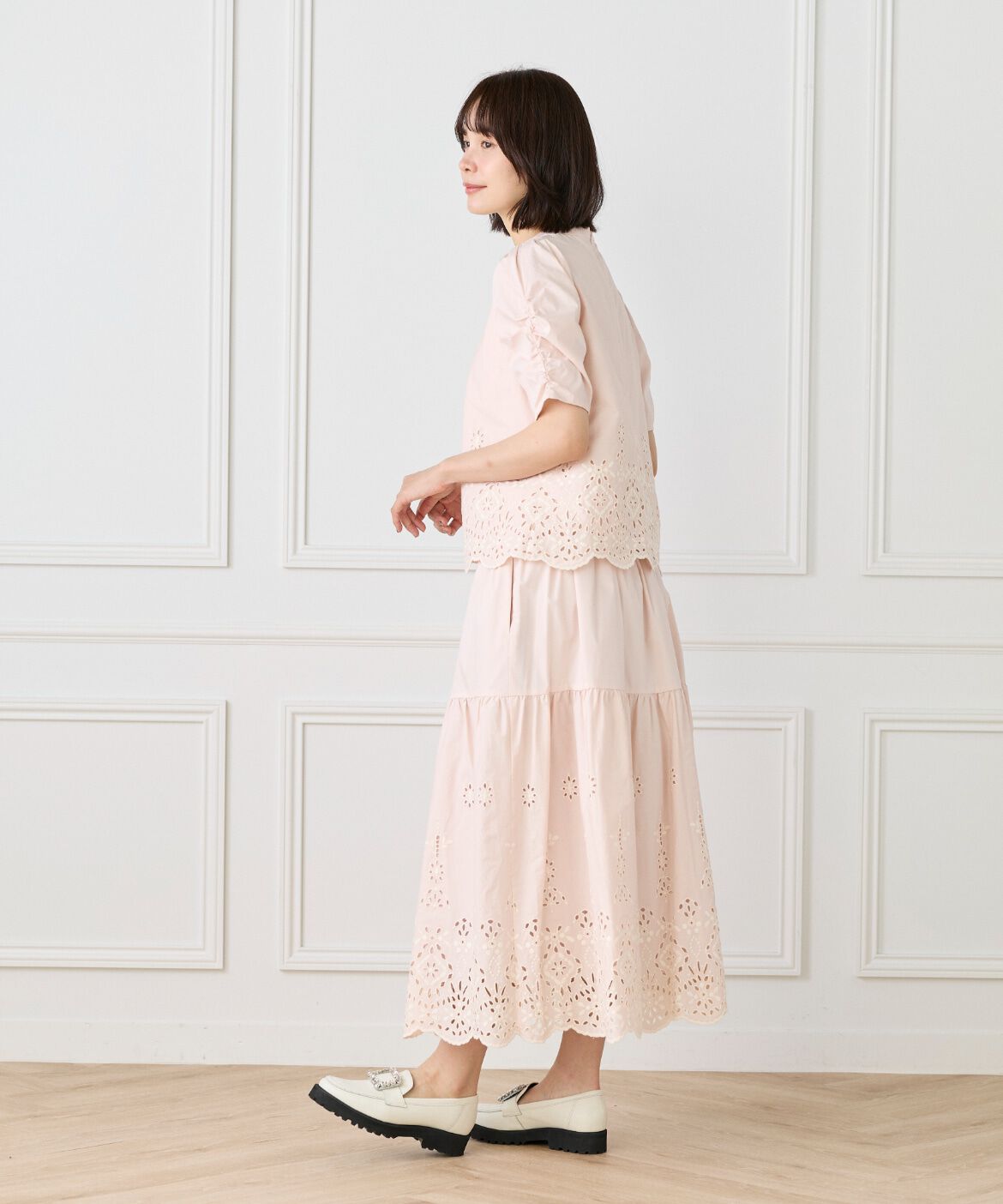 Maglie le cassetto「《M Maglie le cassetto》ラッシュガードレースブラウス《UVカット・撥水加工》」|シャツ・ブラウス|